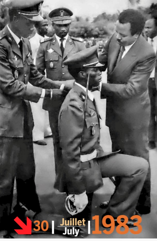 Gabriel Mbida, major de la promotion « Vigilance » de l’EMIA